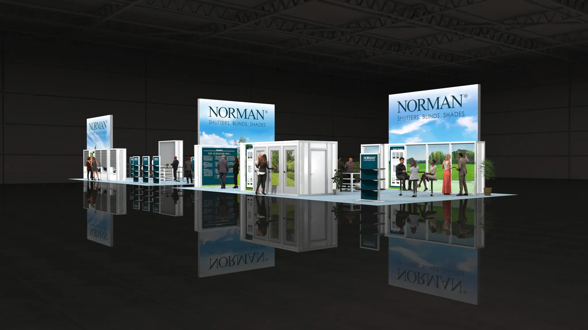 30x50 Île booth design by DisplayCraft